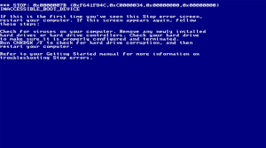 bluescreen i Windows 10