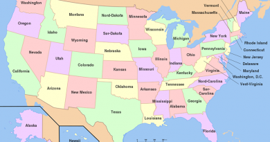 Amerikanske stater alfabetisk