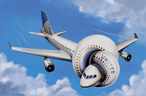 United Airlines Reklame