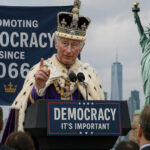 Charles i USA for å lære Amerikanerne om demokrati