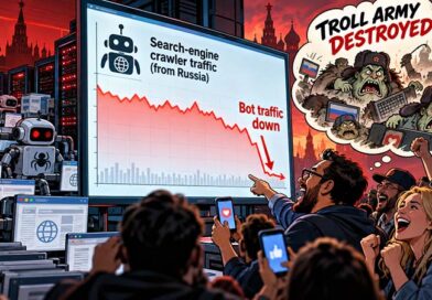 Putins trollhær er visst utslettet. Synd ingen sjekket grafen.